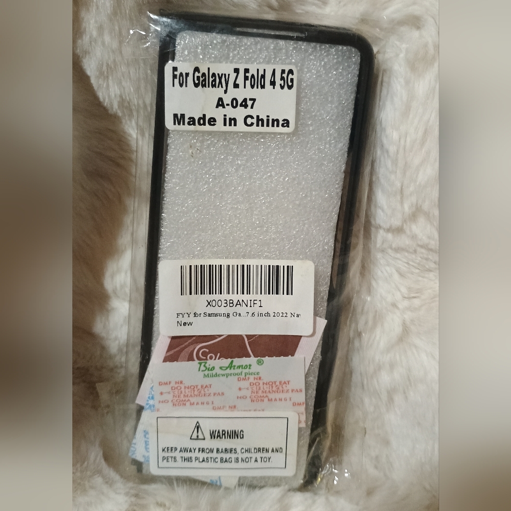 Black Phone Case for Galaxy Z Fold 4 5G